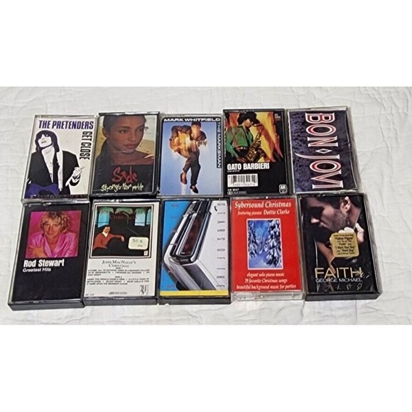Cassette Tape Lot of 10 - Picture 1 of 2